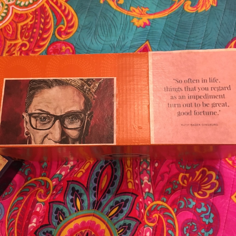 RBG ~ Ruth Bader Ginsburg Memory Box - Picture 5 of 16